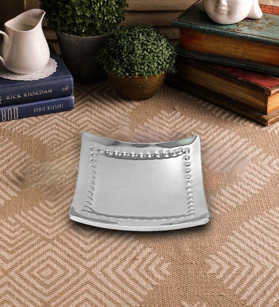 Serving Tray - Curved - Plain & Shiny - Square
