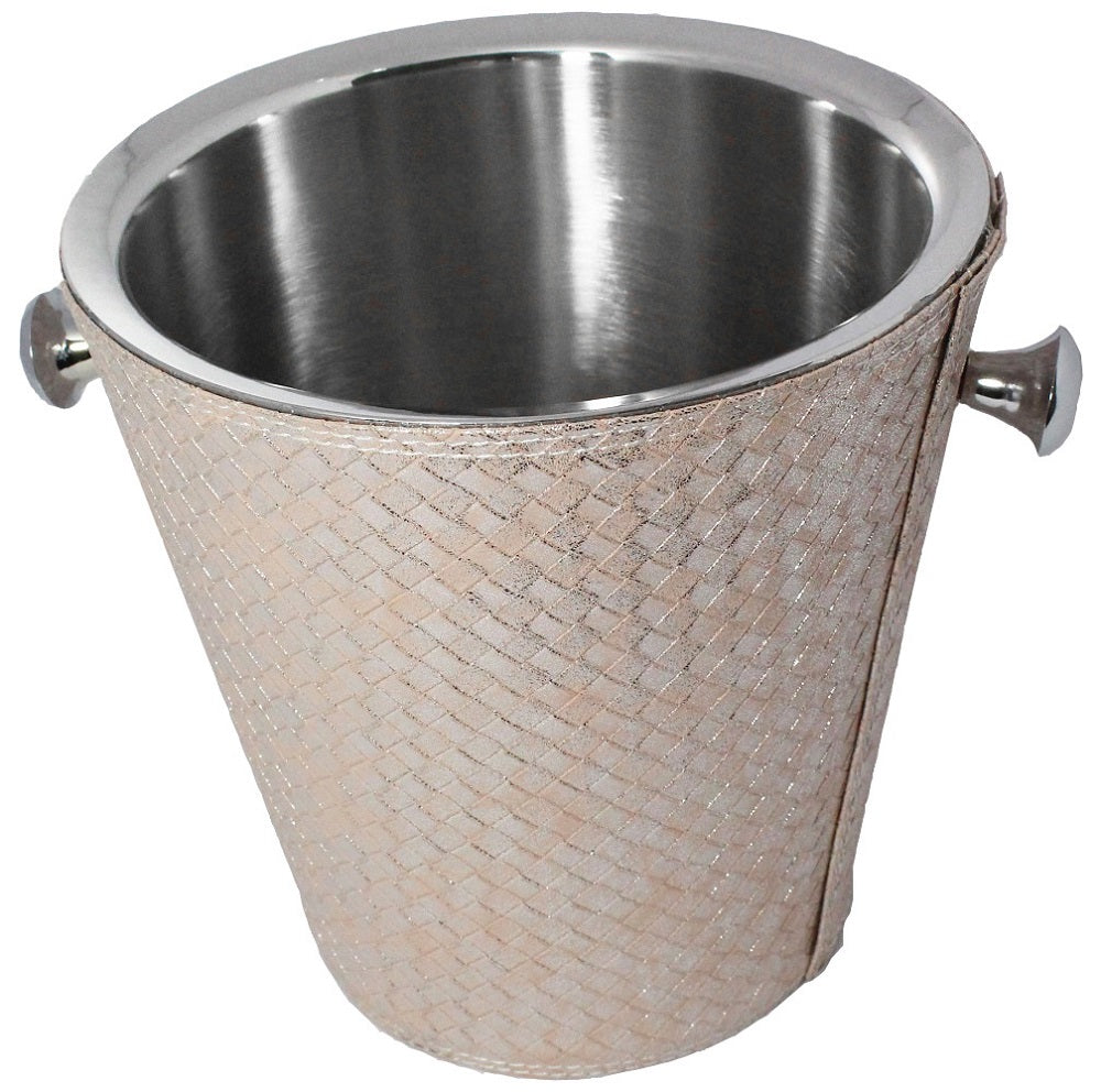Champagne Bucket - Pink Leather