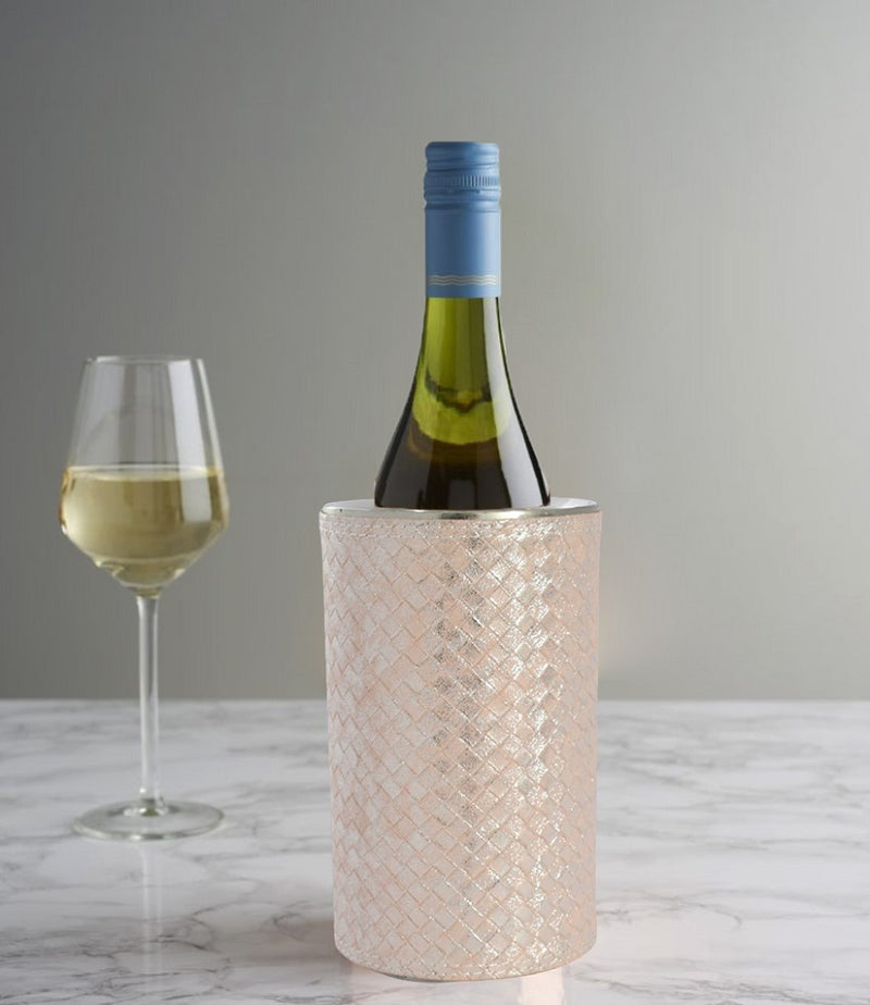 Wine Cooler - Pink Leather