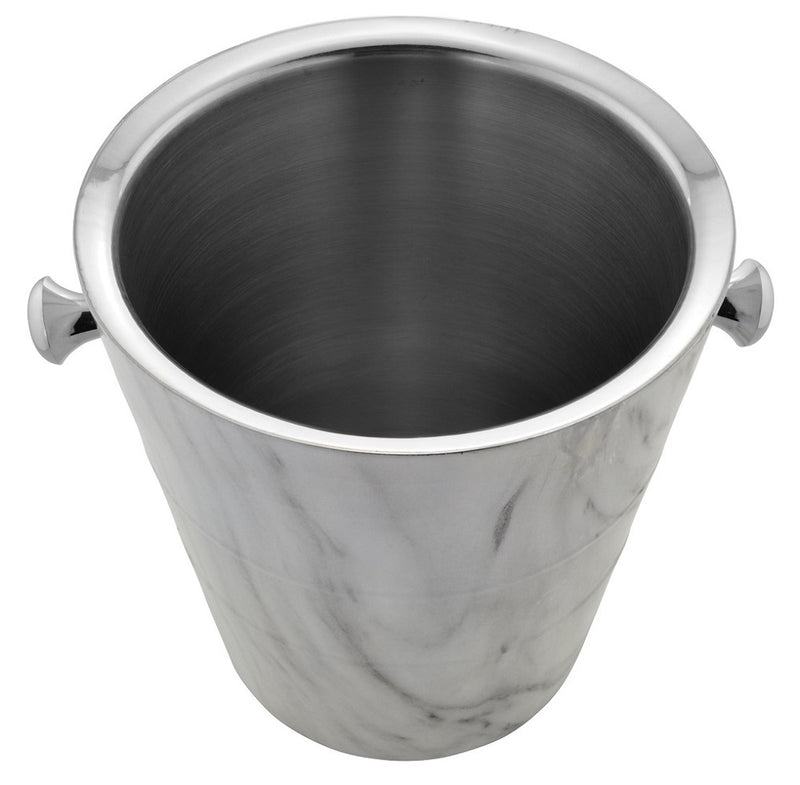 Champagne Bucket - White Marble