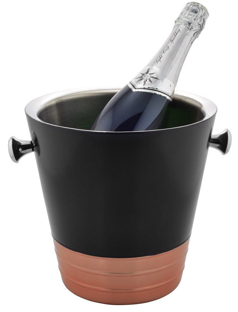 Champagne Bucket - Copper & Black Matte