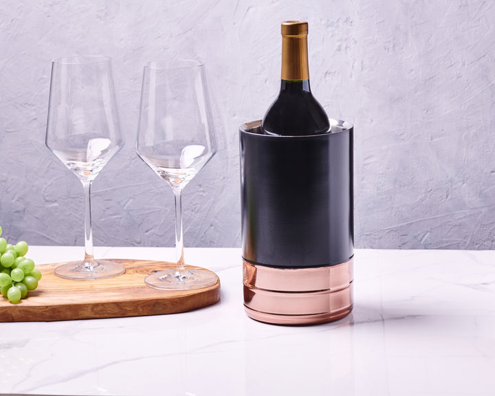 Wine Cooler - Copper & Black Matte