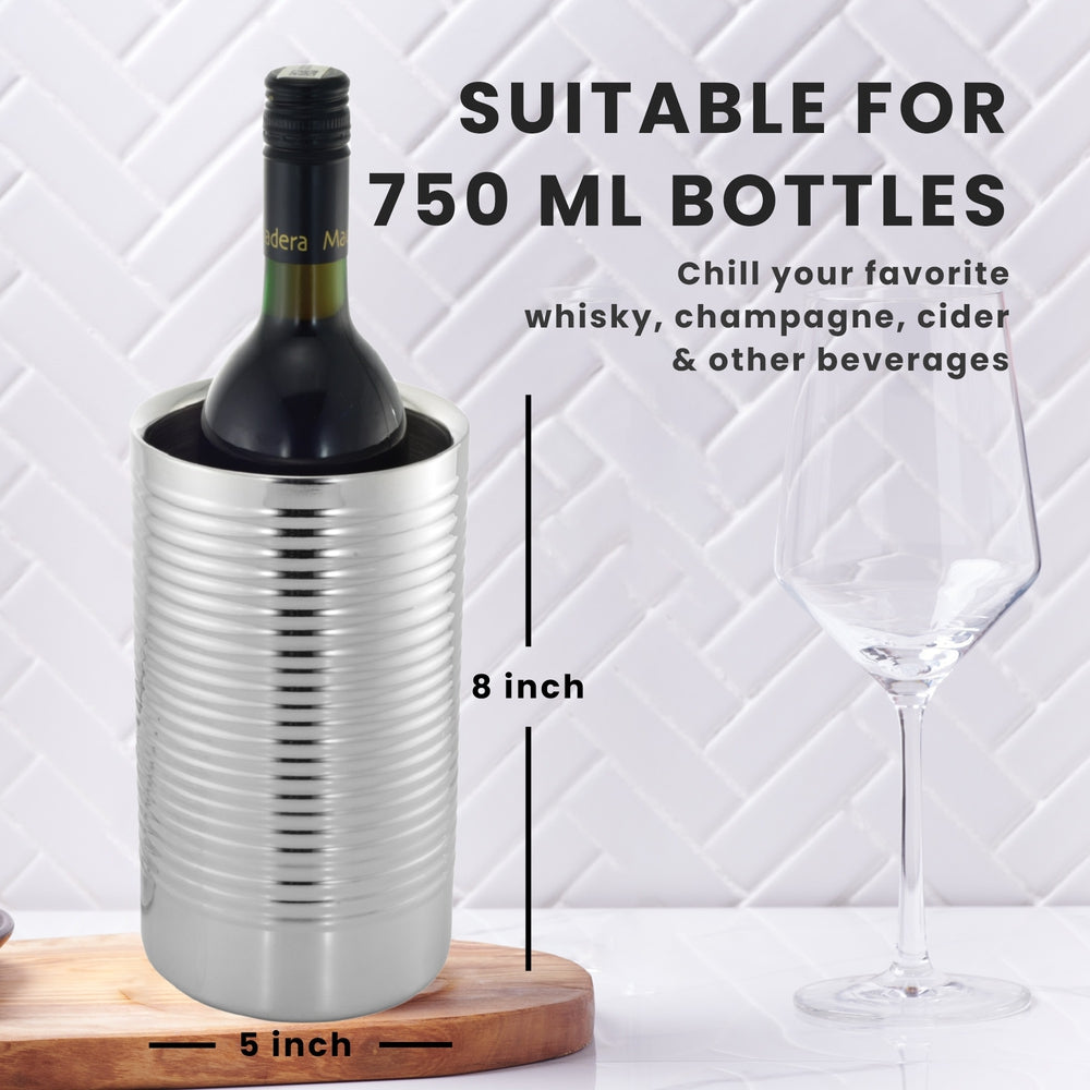 Wine Cooler - Ribbed & Shiny