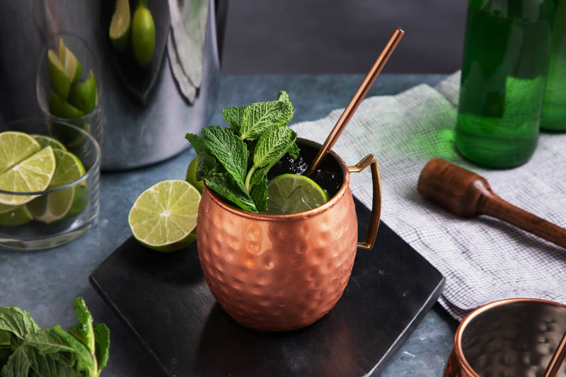 Sol Living Moscow mule mug set