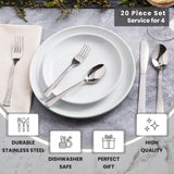 Silverware Set - Impressa - 20 Pieces