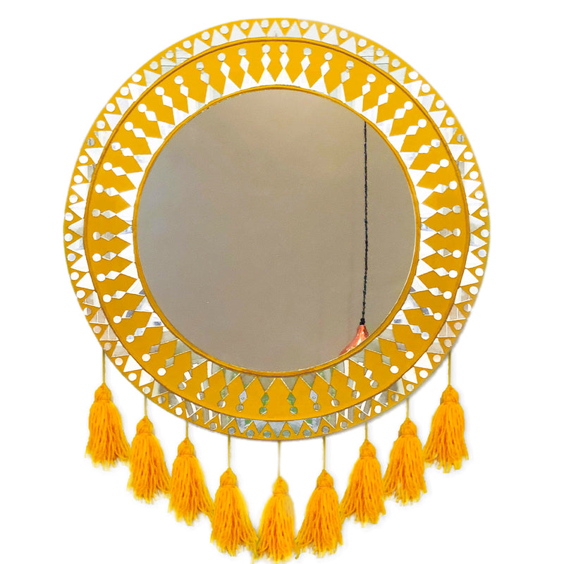 Handmade Lippan Art Mirror Home Decor