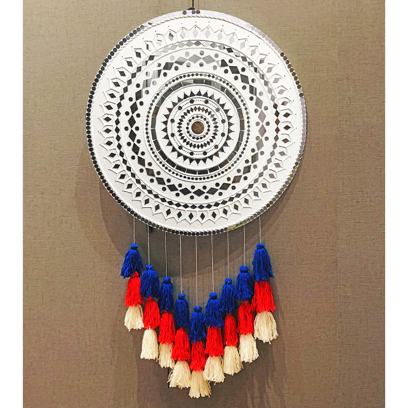 Handmade Lippan Art Mirror Home Decor