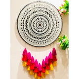 Handmade Lippan Art Mirror Home Decor - view 10