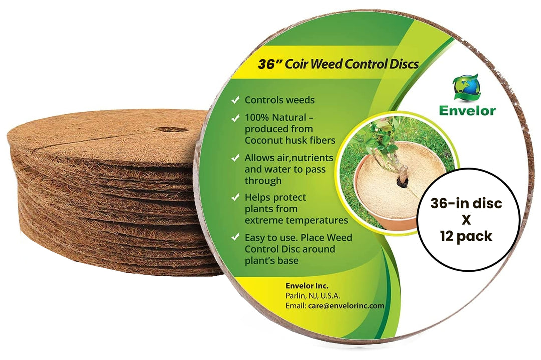 36 Inches Weed Control Discs Coco Tree Rings