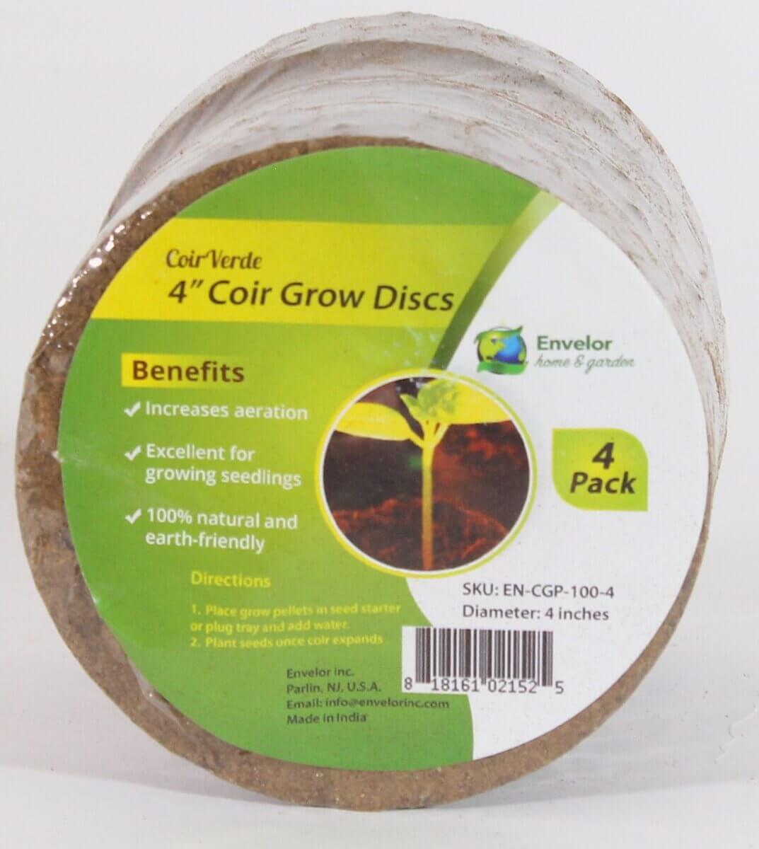 Coir Grow Discs 4 Inches