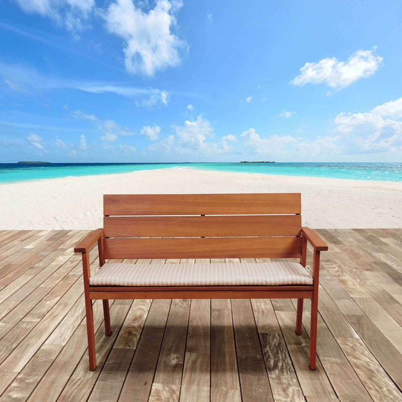 Nelson Eucalyptus Wooden Patio Seating Bench