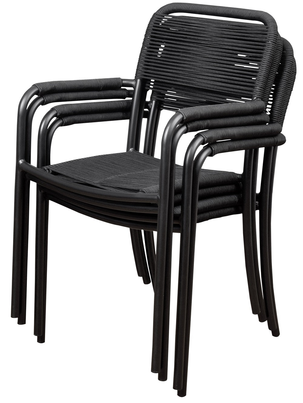 Oosterdam 4 Piece Aluminum Patio Armchair Set