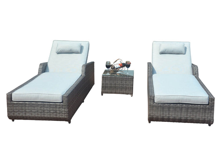 Hathaway Lounger Outdoor Lounge Patio Set
