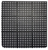 Interlocking Link Rubber Floor Mat - Select Size: 1 Pack, 4 Pack