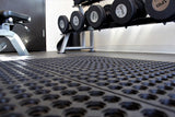 Interlocking Link Rubber Floor Mat - Select Size: 1 Pack, 4 Pack