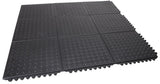 Checker Top Rubber Interlocking Floor Mat