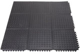 Checker Top Rubber Interlocking Floor Mat