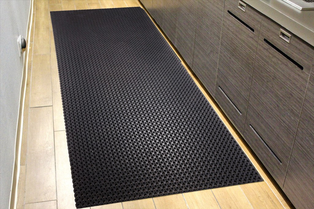 Perforated rubber floor mats black - rubber hollow mat manufacturers