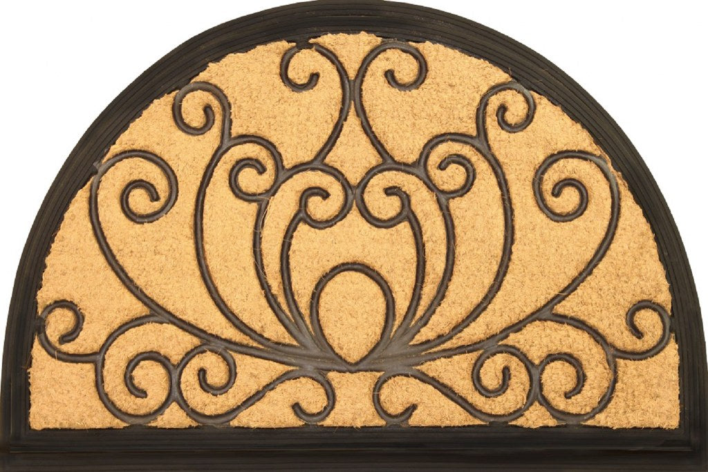 Lotus Rubber Backing Coir Welcome Doormat