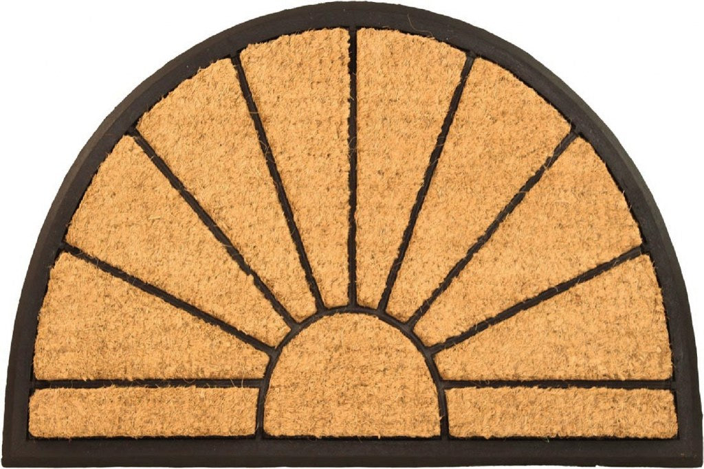 Sunrise Rubber Backing Coir Welcome Doormat