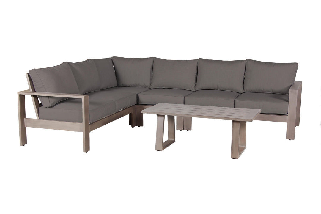 Aruba 5-Piece Outdoor Patio Furniture Sectional Set