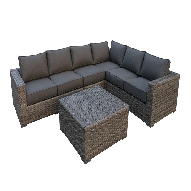 Bali Outdoor Patio Furniture Sectional Set