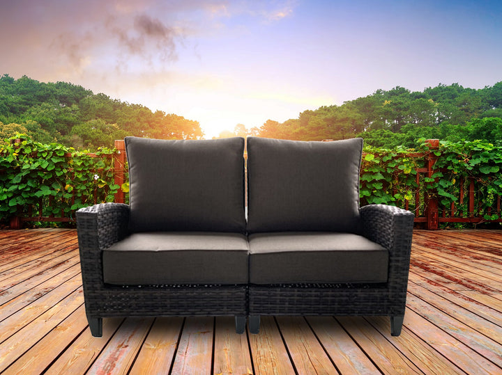 Barbados Outdoor Patio Furniture Love Seat