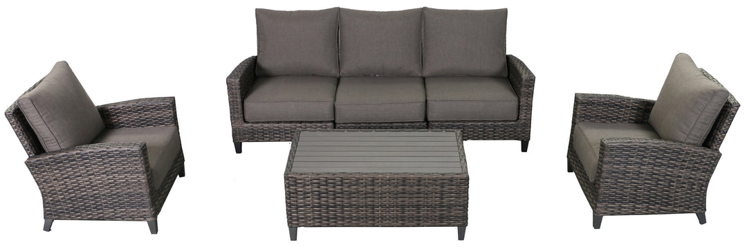 Barbados 3-Piece Outdoor Patio Furniture Couch Set