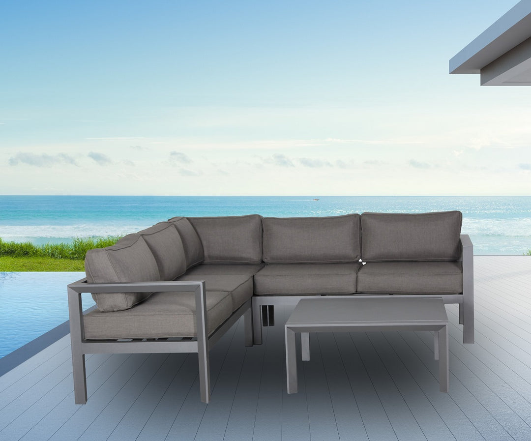 Cabo 4-Piece Outdoor Patio Furniture Sectional Set