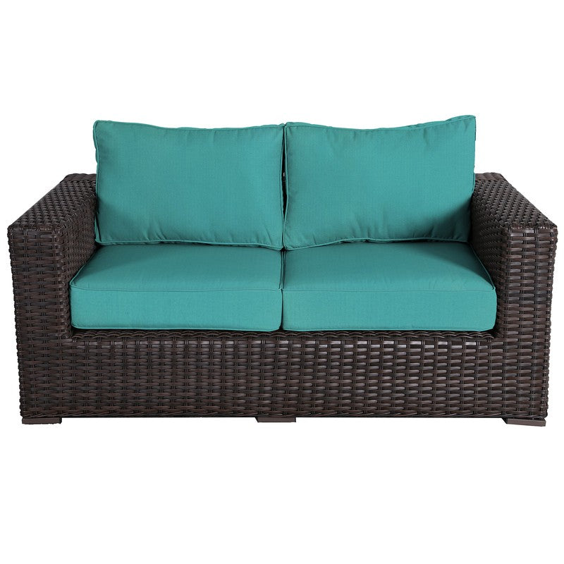 Santa Monica Outdoor Patio Furniture Love Seat