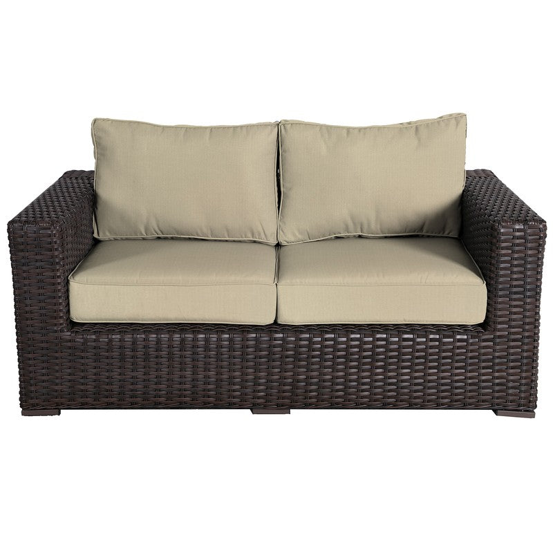 Santa Monica Outdoor Patio Furniture Love Seat