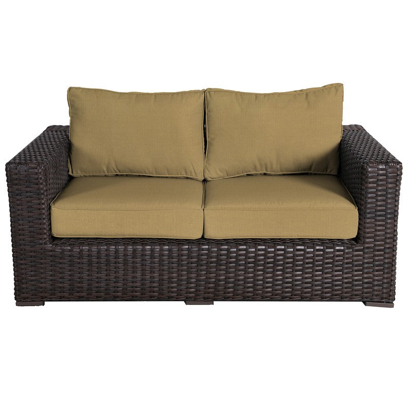 Santa Monica Outdoor Patio Furniture Love Seat