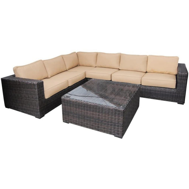 Santa Monica Outdoor Patio Furniture Sectional