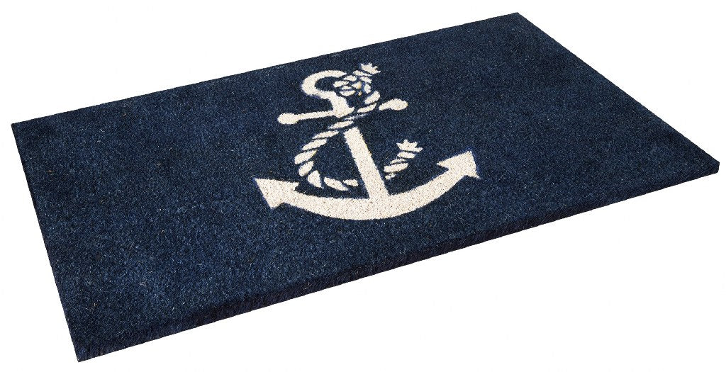 Anchor Welcome Mat - Front View