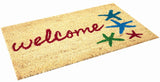 Sand and Starfish Beach Welcome Coco Mat