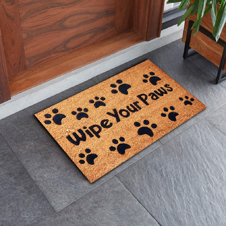 Wipe Your Paws Coir Doormat