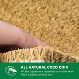 Sand and Starfish Beach Welcome Coco Mat