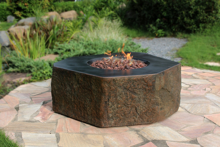 Outdoor Columbia Fire Pit Table - Select Fuel Type