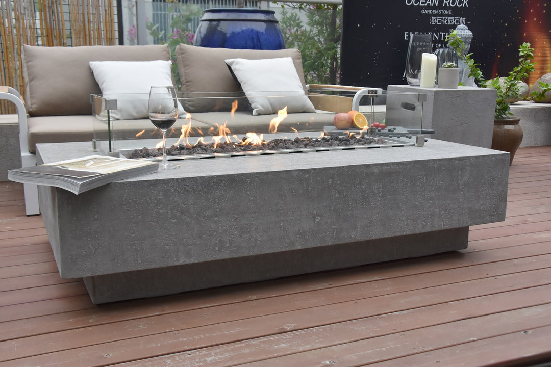natural gas fire table